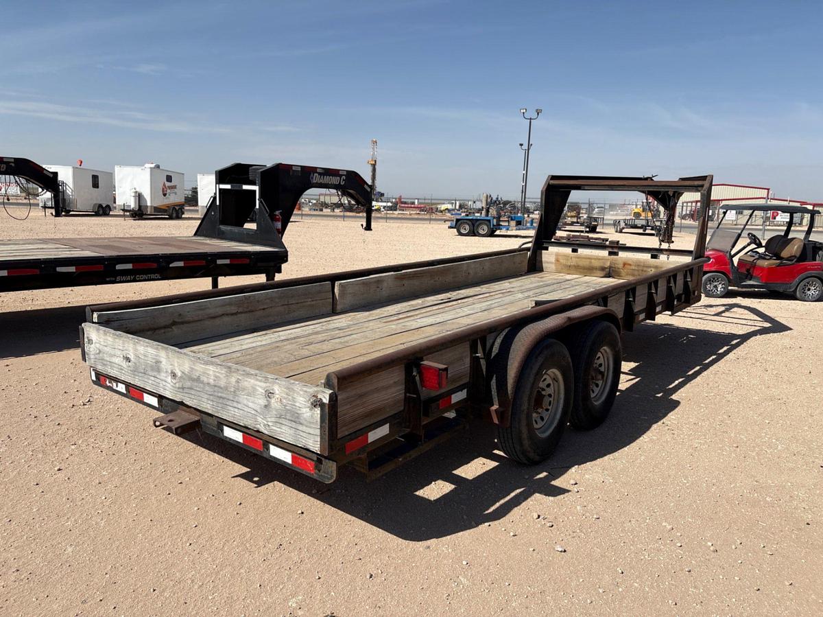 Used 2013 CENTEX TRAILERS 20’ X 6.5’ T/A GOOSENECK TRAILER