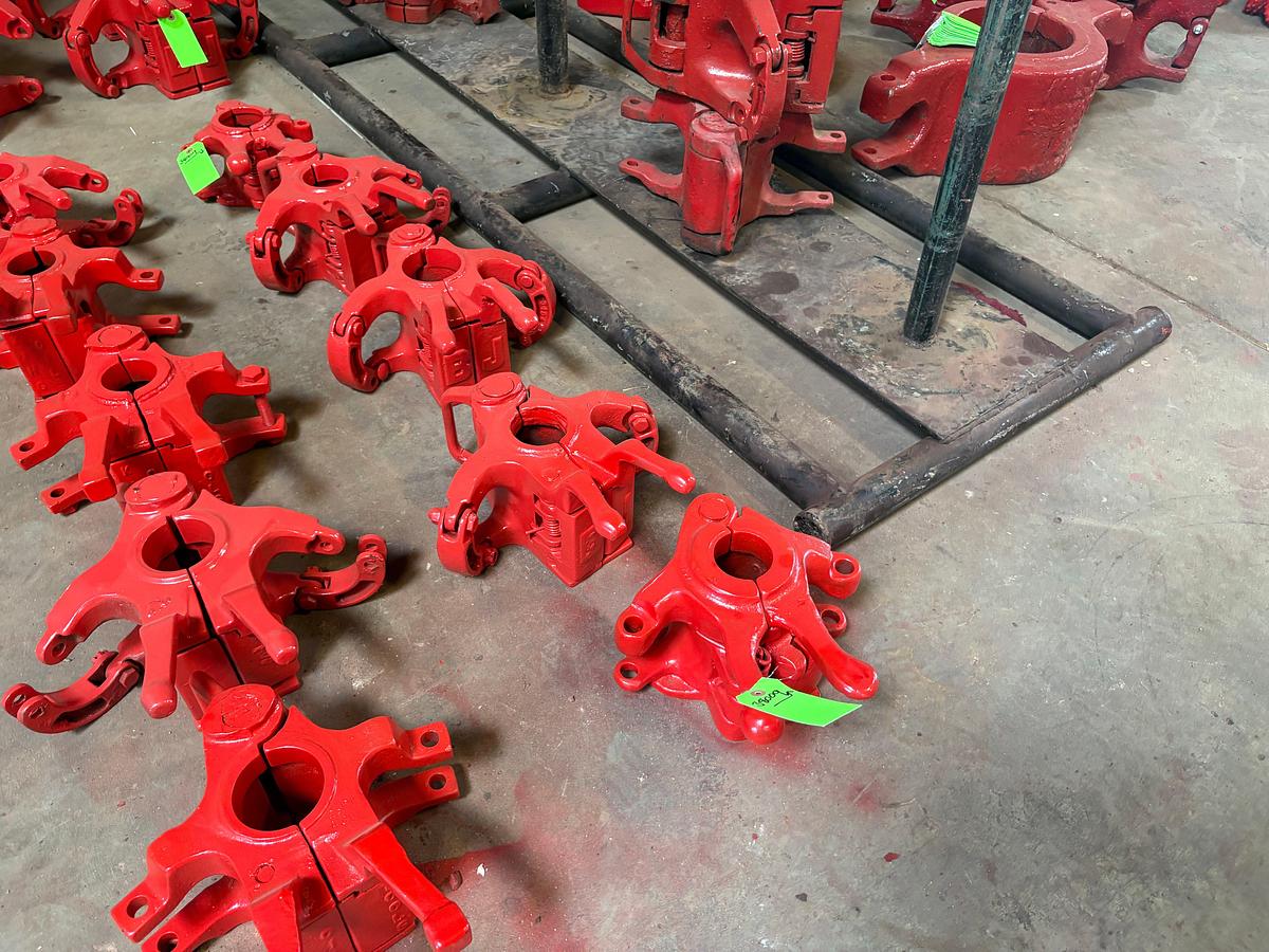 Used (5x$) assorted 2” to 2-7/8” 35 ton tubing elevators