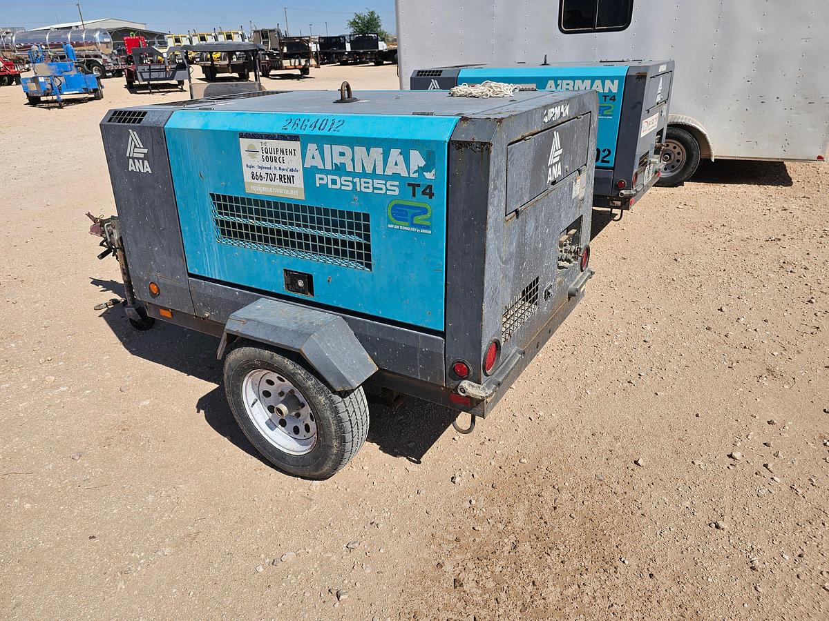 Used 2020 ALLIANCE NORTH AMERICA AIRMAN PDS185S-6E1 S/A TOWABLE AIR COMPRESSOR