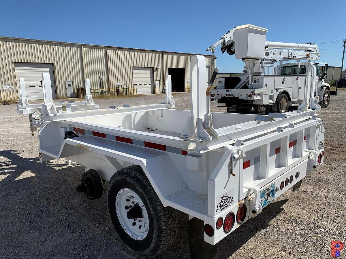 Used 2017 BROOKS BROTHERS TRAILERS 21’ T/A PINTLE HITCH POLE TRAILER