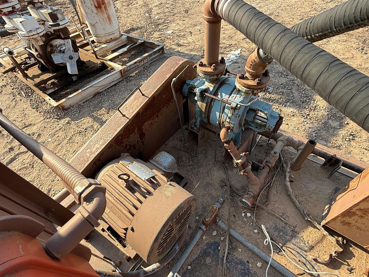 Used (3) SKIDDED AIR COMPRESSOR STATIONS INCOMPLETE F/ PARTS