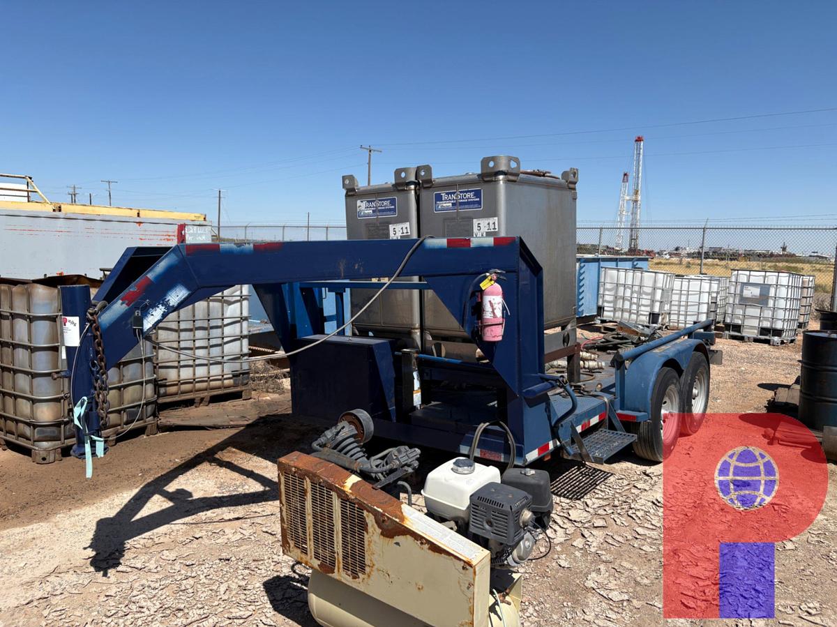 Used 2009 PARKER TRAILERS 12’ X 7’ T/A GOOSENECK LUBE TRAILER
