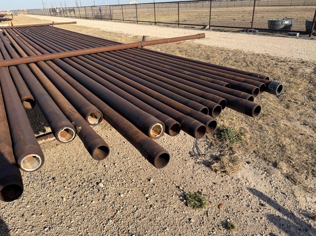 Used (80) Jts. Of structural mixed 3-1/2” & 2-7/8” pipe