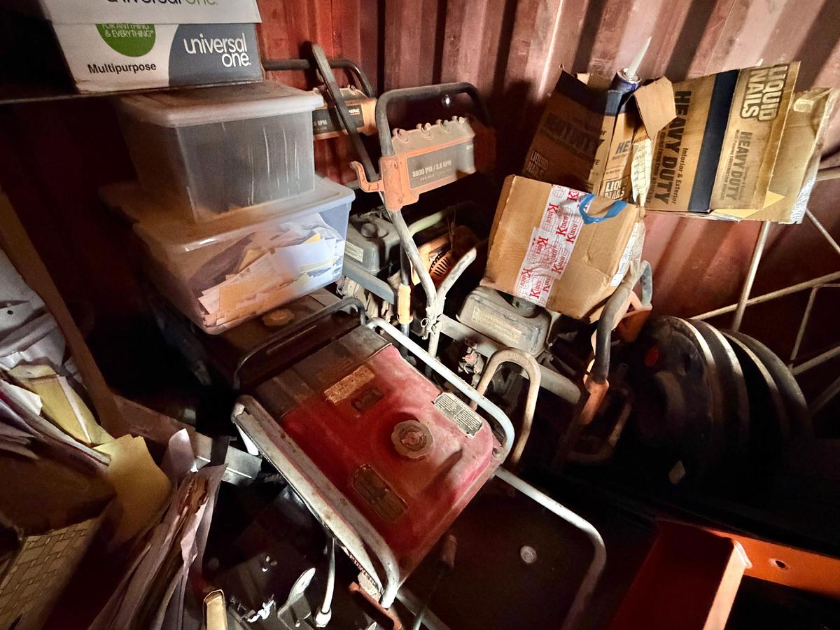 Used 20' SEA CONTAINER WITH CONTENTS