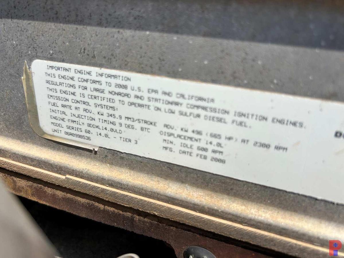 Used NATIONAL OILWELL JWS-340 TRIPLEX WELL SERVICE PUMP P/B DETROIT 60 SERIES W/ ALLISON TRANS.