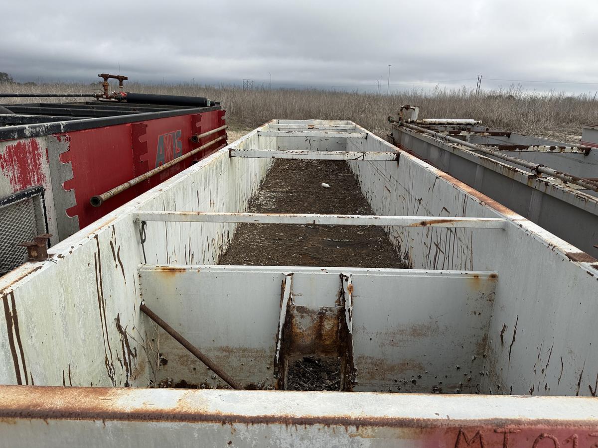 Used 40’ X 87” X 4’ OPEN TOP MUD TANK