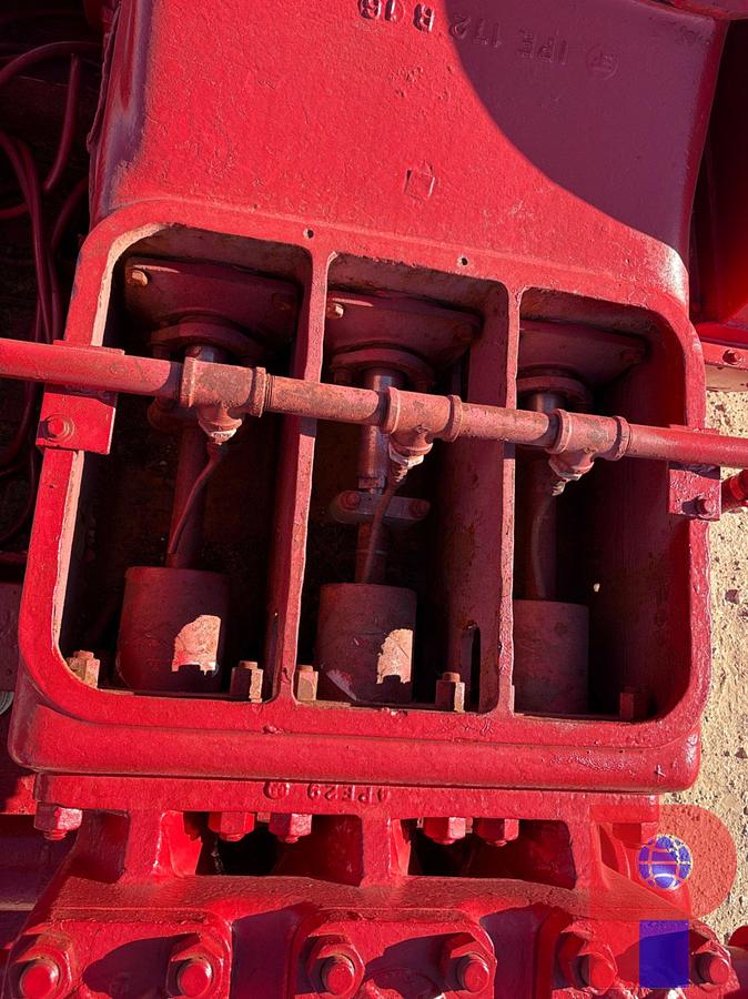 Used GARDNER DENVER 1PE-172 TRIPLEX PUMP, SKIDDED