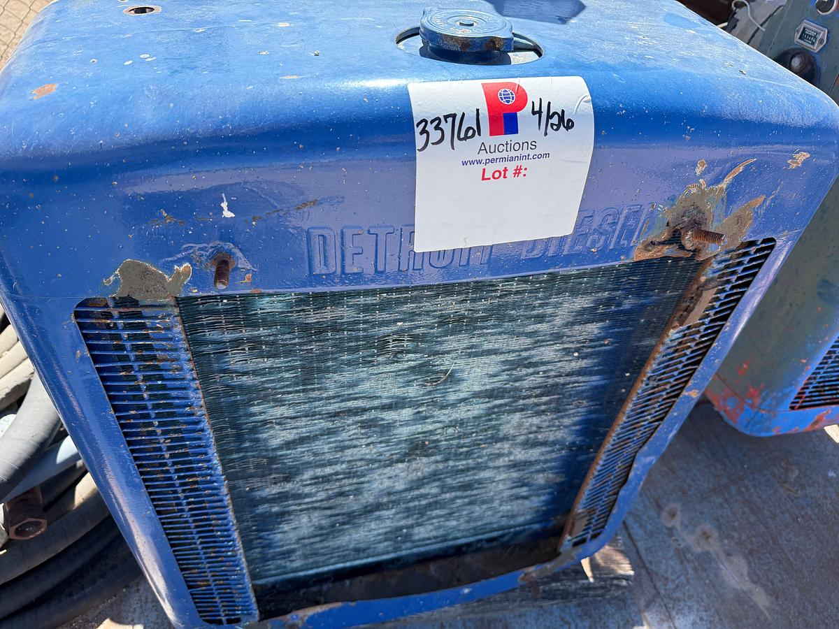 Used DETROIT DIESEL 4-53N ENGINE & RADIATOR