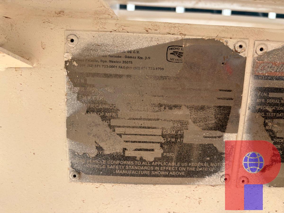 Used 2012 GALLEGOS TRAILERS 130BBL T/A VACUUM TRAILER