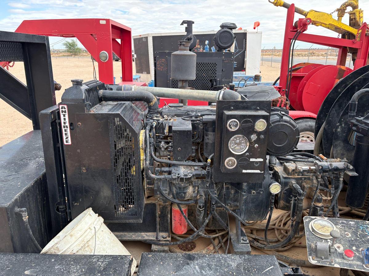 Used Bowen 2.5 85-ton power swivel unit mtd on t/a 2024 gooseneck trailer