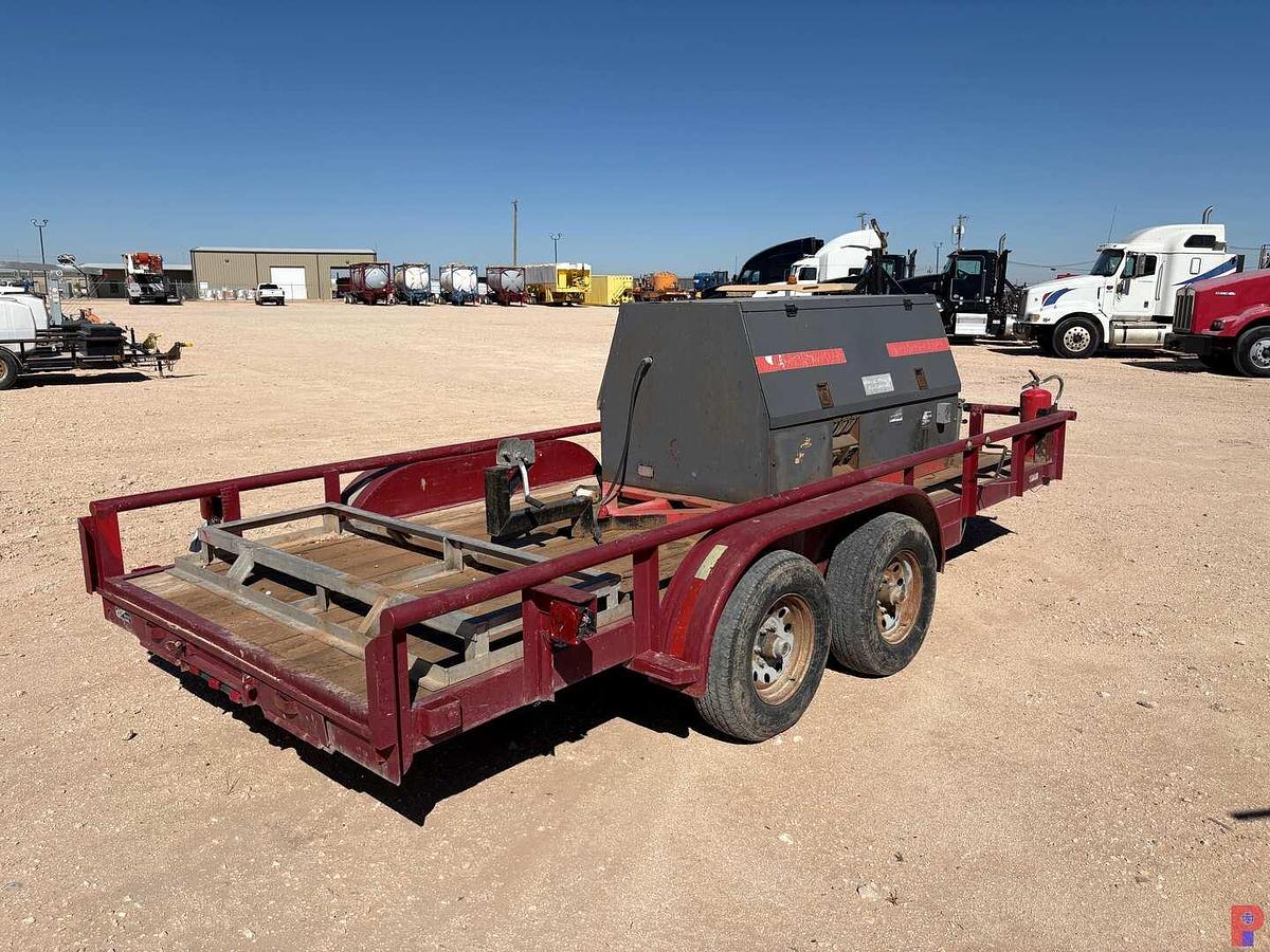 Used 2015 PARKER TRAILERS 16’ X 6’ T/A BUMPER PULL 20KW GENERATOR TRAILER