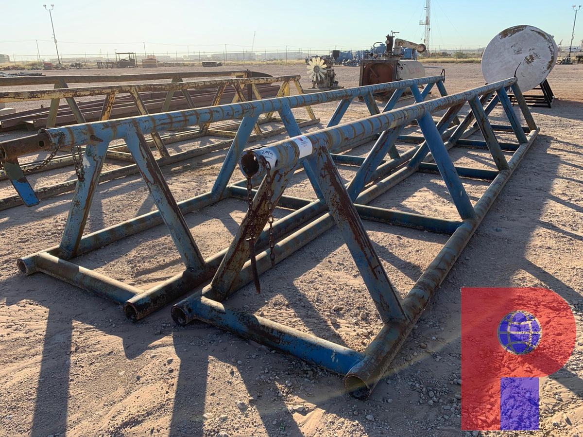 Used (2X$) 29’ X 42” TRIANGLE PIPE RACKS