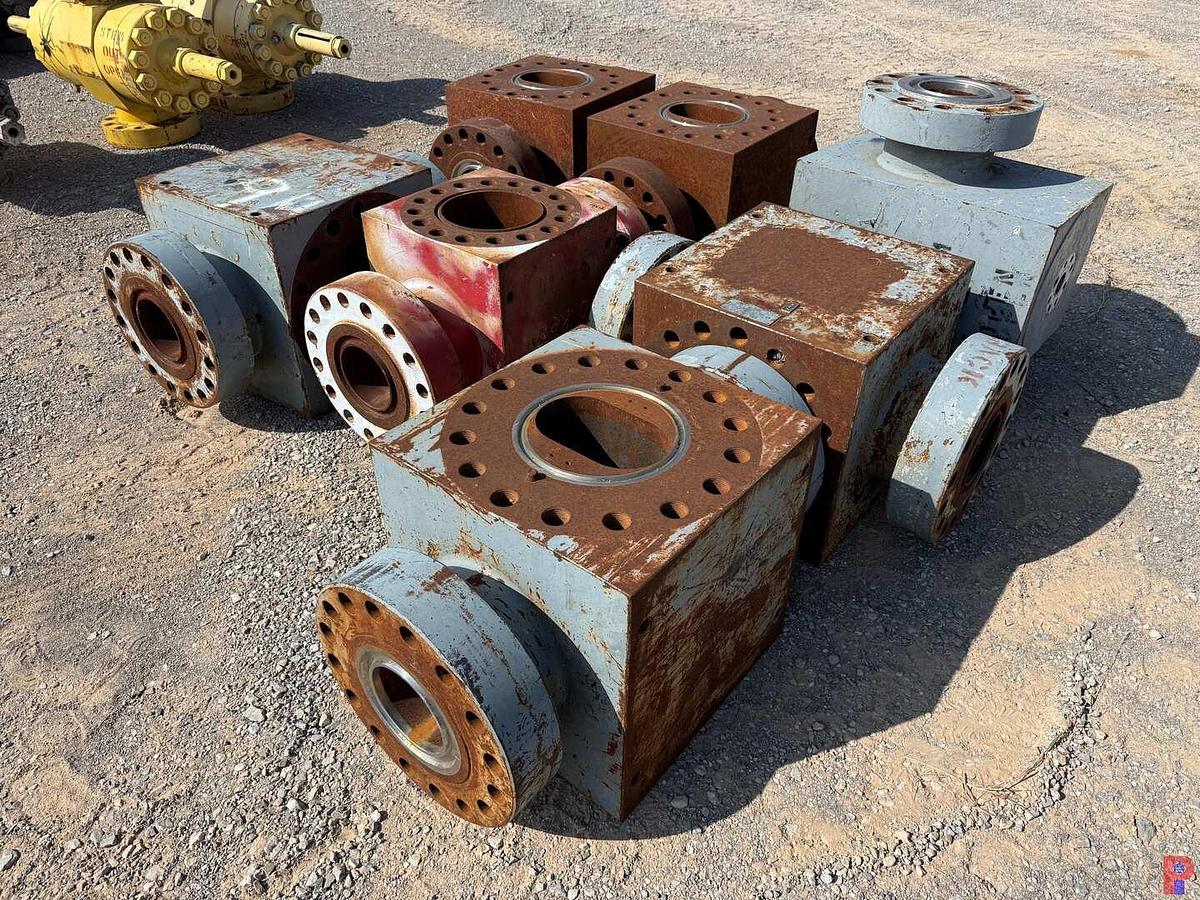 Used (7 X $) (6) 7-1/16” 15K WP & (1) 7-1/16” 10K WP FRAC VALVE BODIES