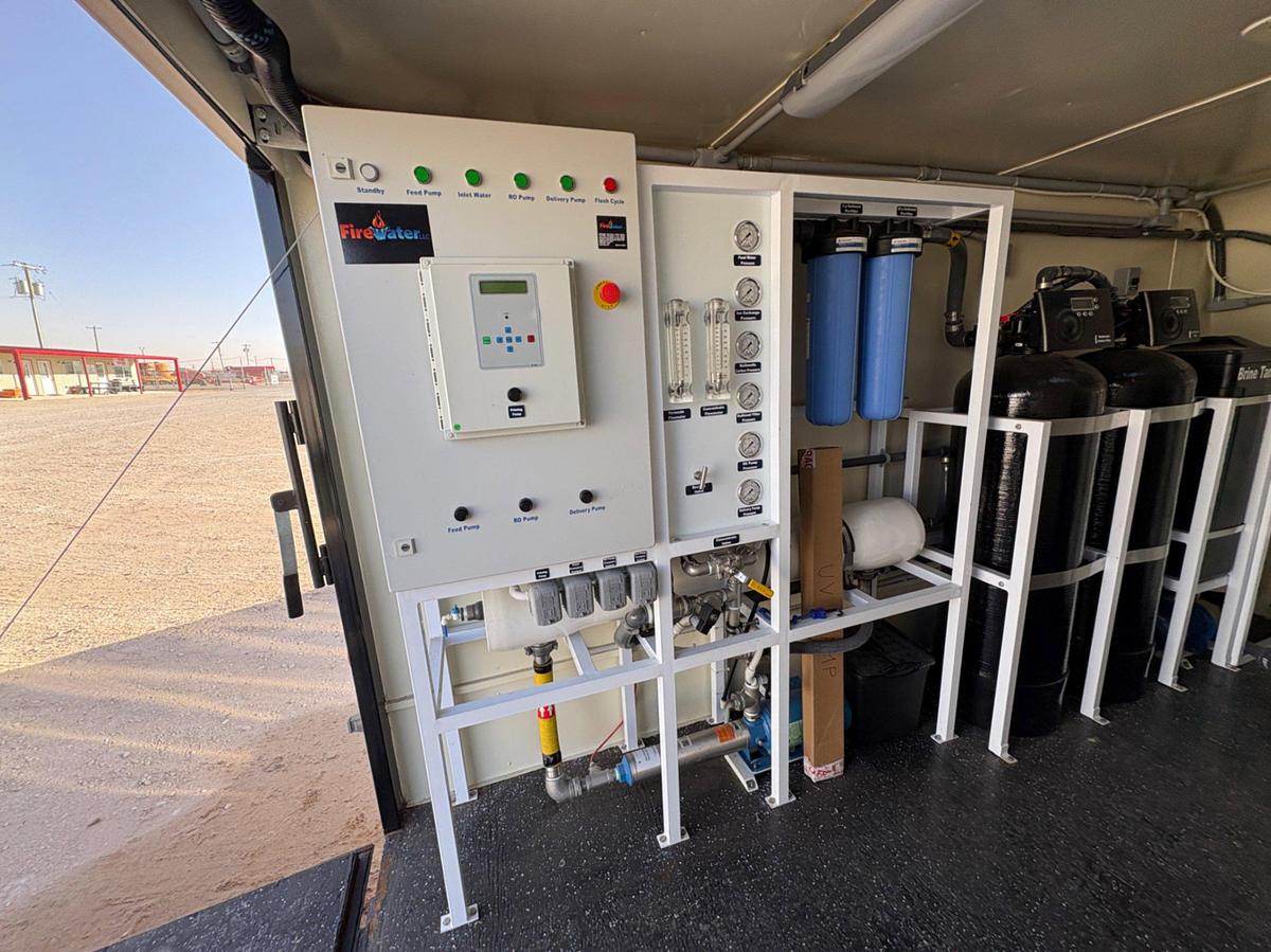 Used 2019 CARSON CUSTOM BUILT 7X14 MOBILE BRACKISH WATER TREATMENT SYSTEM 10000GPD T/A BUMPER PULL TRAILER