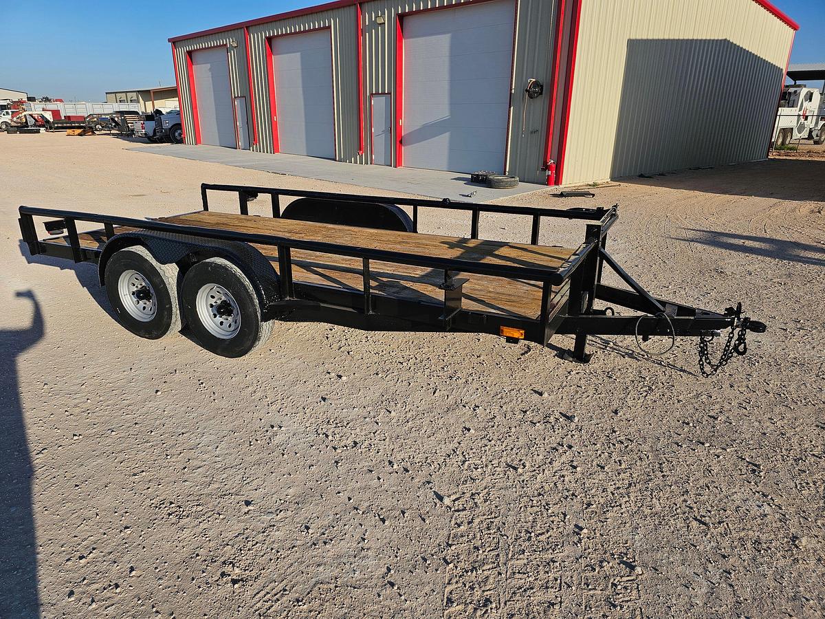 Used 2011 C&M TRAILERS 16’ X 7’ T/A BUMPER PULL UTILITY TRAILER