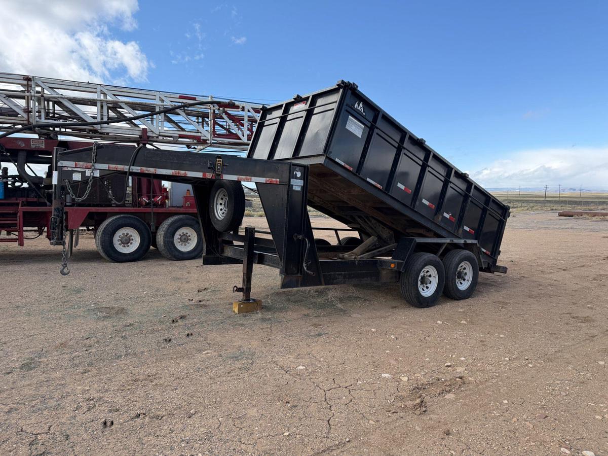 Used 2008 C&B 14’ t/a GN Dump Trailer