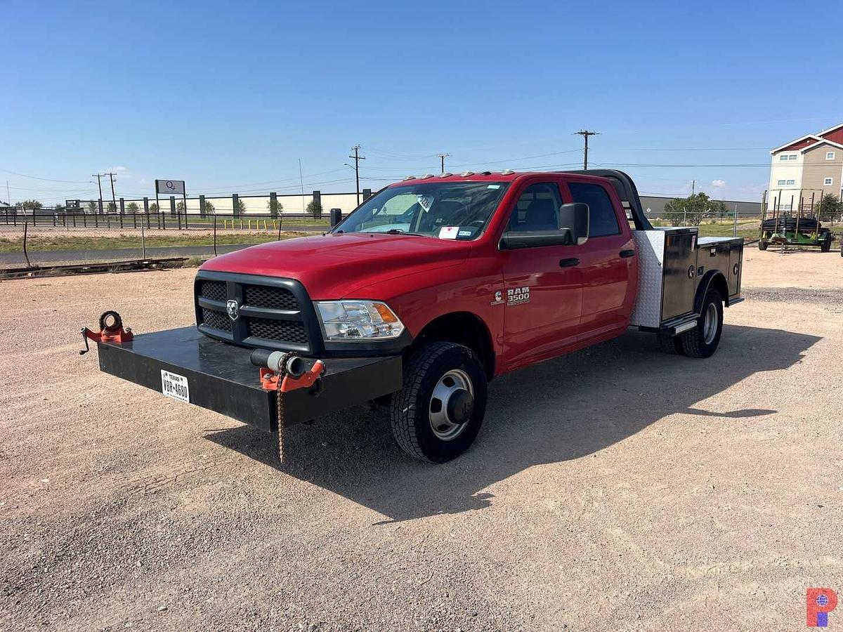 Used 2018 RAM 3500 HEAVY DUTY CREW CAB FLATBED 4X4