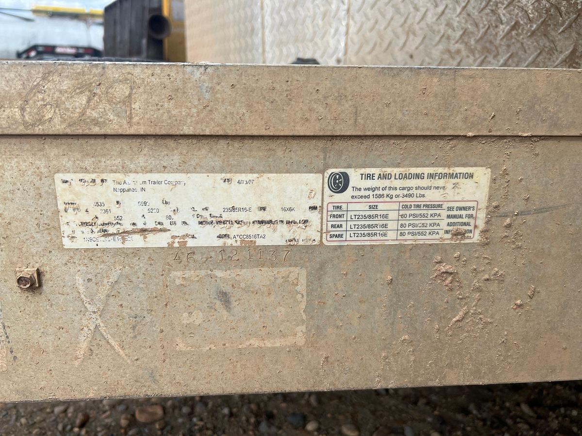 Used 2007 Aluminum Trl. Co. Dog House Trailer