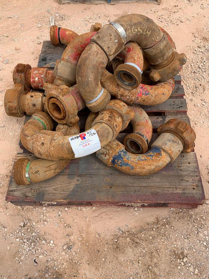 Used (10) 3” 1502 Style 50- FxF Swivel Chiksans