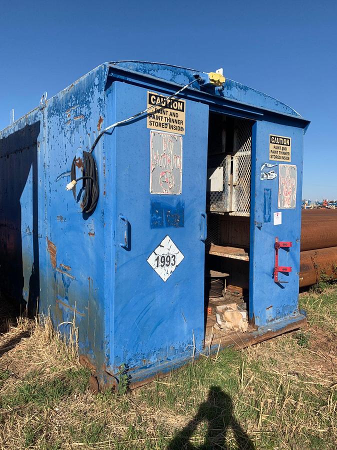 Used 15’ L x 8’ W x 9’ T Skidded Tool House