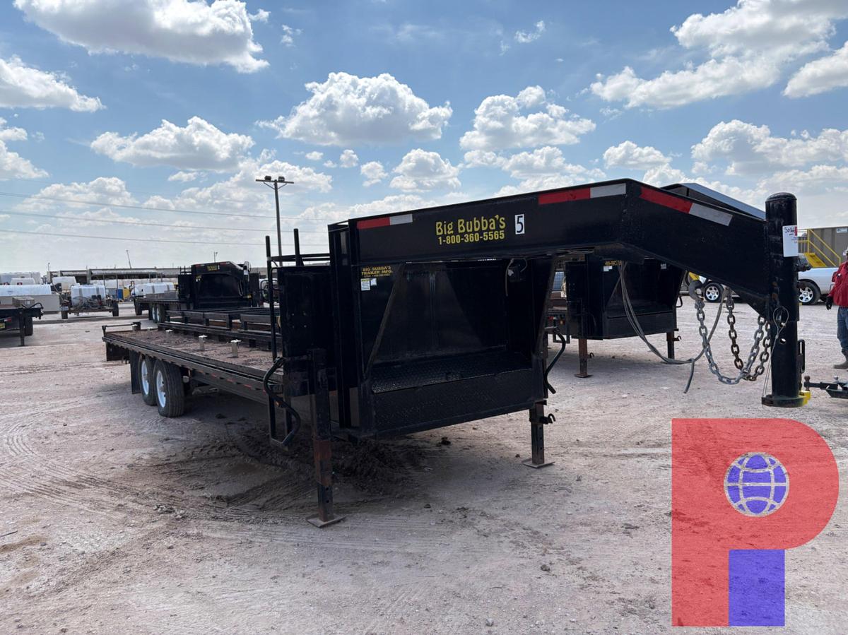 Used 2020 BIG BUBBA'S TRAILERS 24’ X 8’ T/A GOOSENECK TRAILER