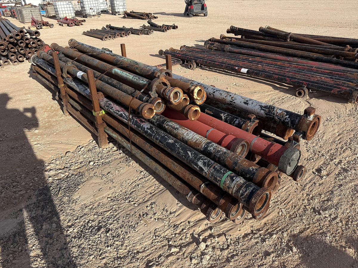 Used (30) VARIOUS 3”, 4” X 10’L-20’L FIG 1502 & 1002 15K & 10K WP FLOW IRON