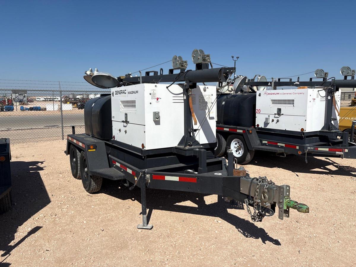 Used 2018 GENERAC MOBILE PRODUCTS MLT4200 20KW T/A LIGHT TOWER COMBO TRAILER