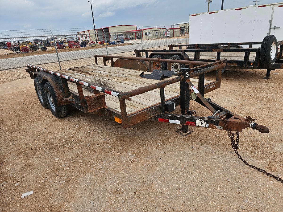 Used 2011 C&M TRAILERS 16’ X 7’ T/A BUMPER PULL UTILITY TRAILER