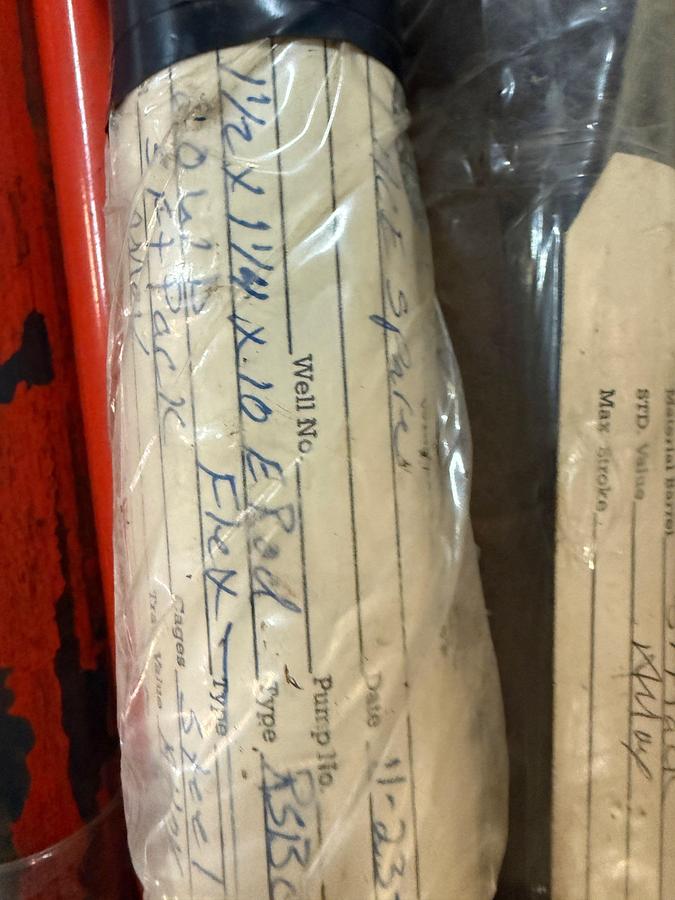 Used 1-1/2” x 1-1/4” x 10’, 20WD FLEX, CS TRIM DOWNHOLE PUMP