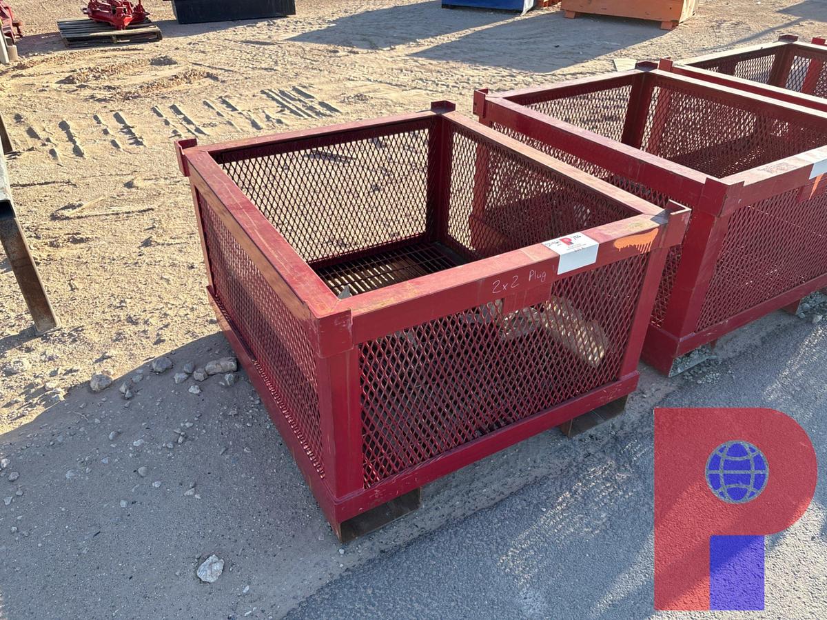 Used 4’ X 3.5’ X 2’ TOOL BASKET W/ FORKLIFT POCKETS