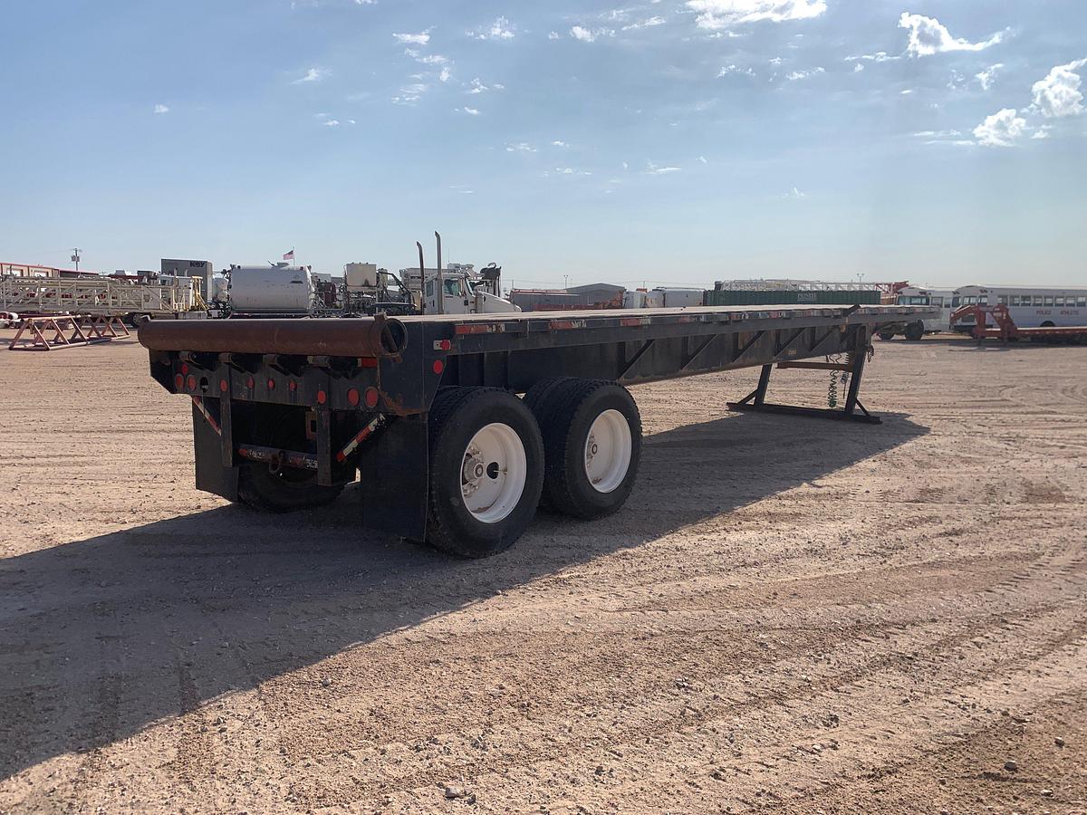 Used Dynaweld 46’ x 102” t/a flatbed trailer