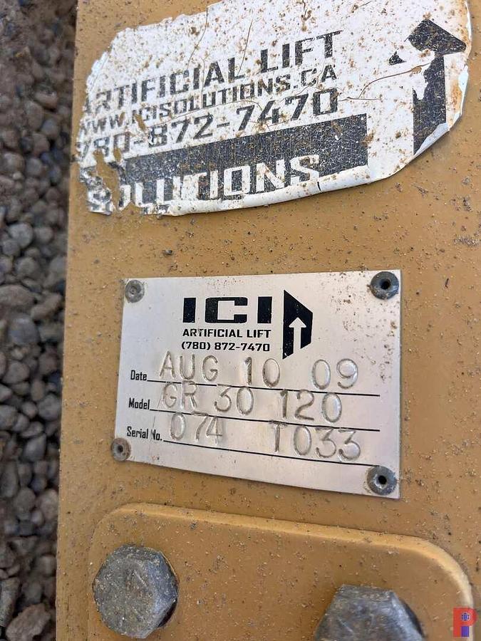 Used ICI ARTIFICIAL LIFT SYSTEM ELEC. HYDRAULIC POWER UNIT W/ ROD LIFT CYLINDER