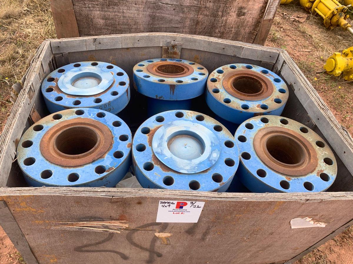 Used (4) Totes of 4-1/16 10k Spacer Spools