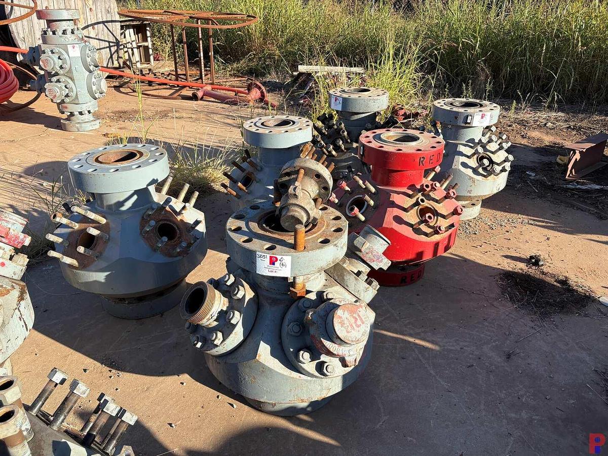 Used (6X$) (6) 7-1/16” 15K & 10K GOAT HEADS