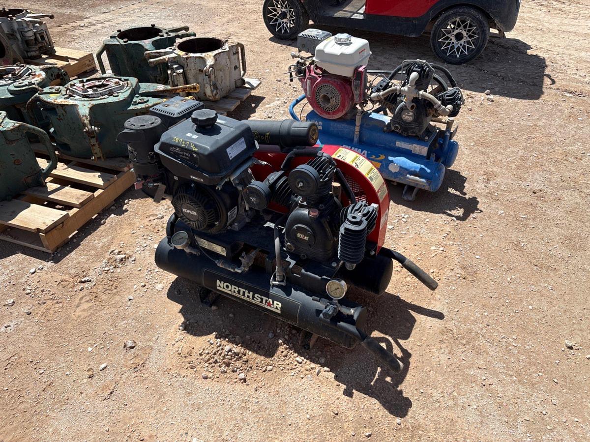 Used (1) Puma & (1) North Star gas powered air compressors