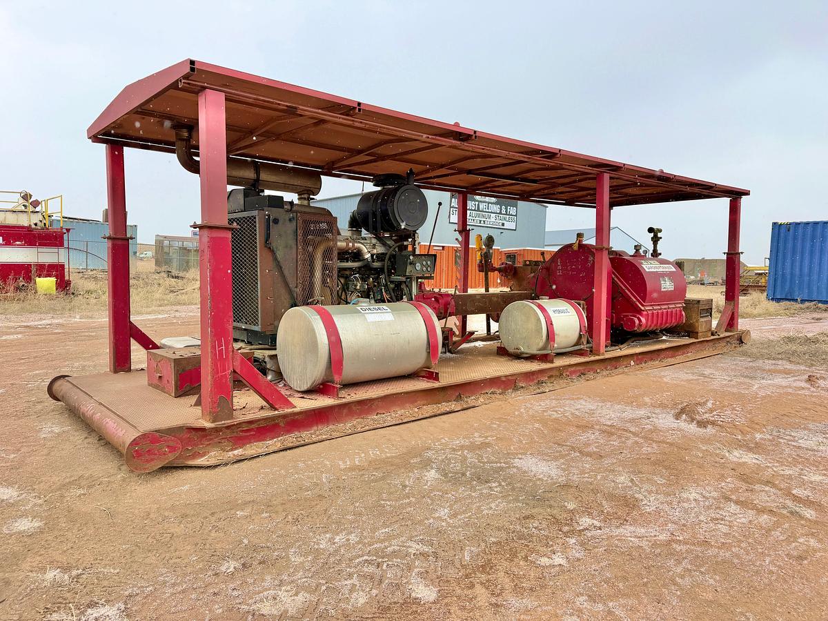 Used 2009 GARDNER DENVER PAH 10K TRIPLEX MUD PUMP