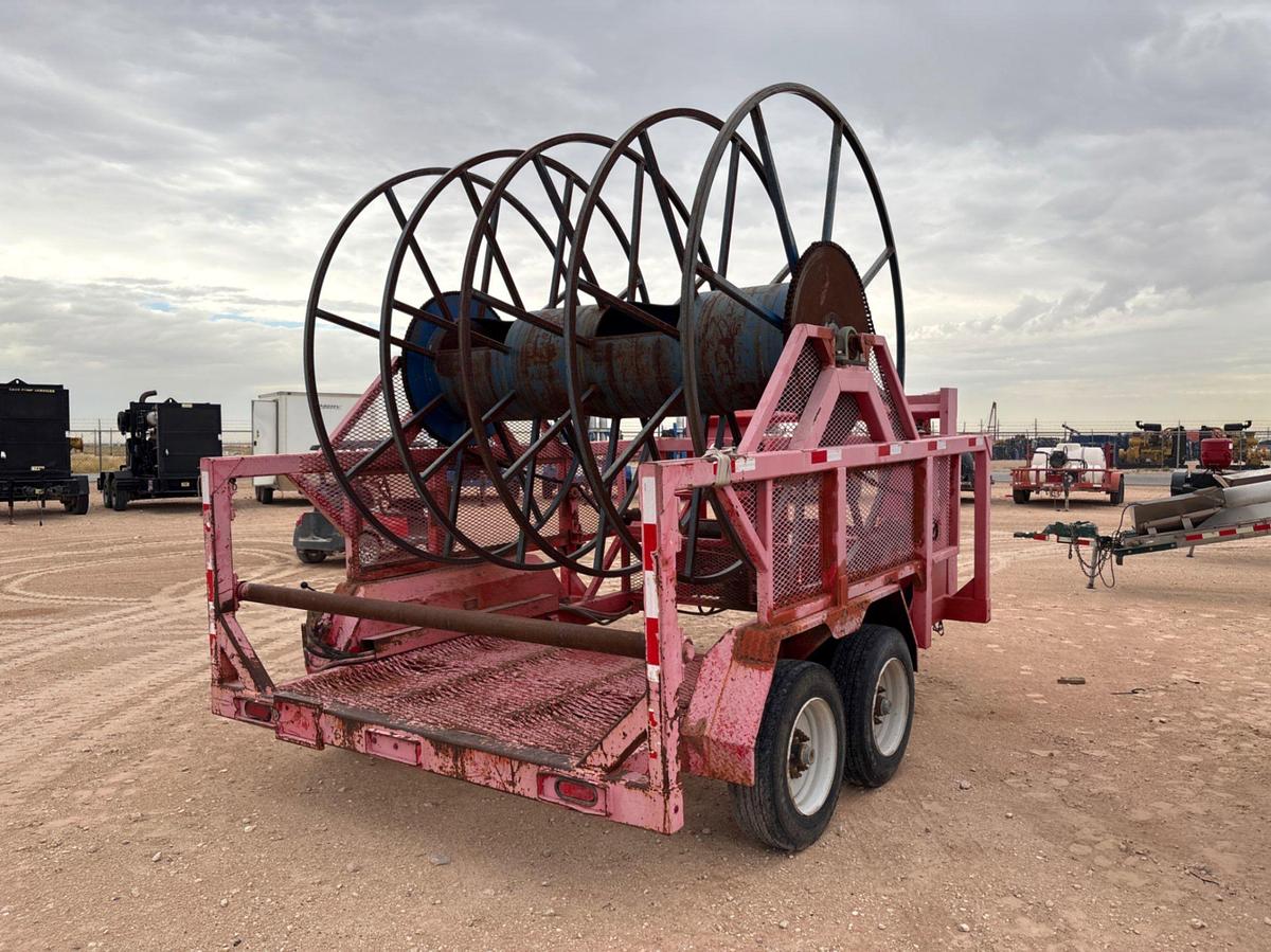Used 2014 TLR WELDING T/A GOOSENECK REEL TRAILER