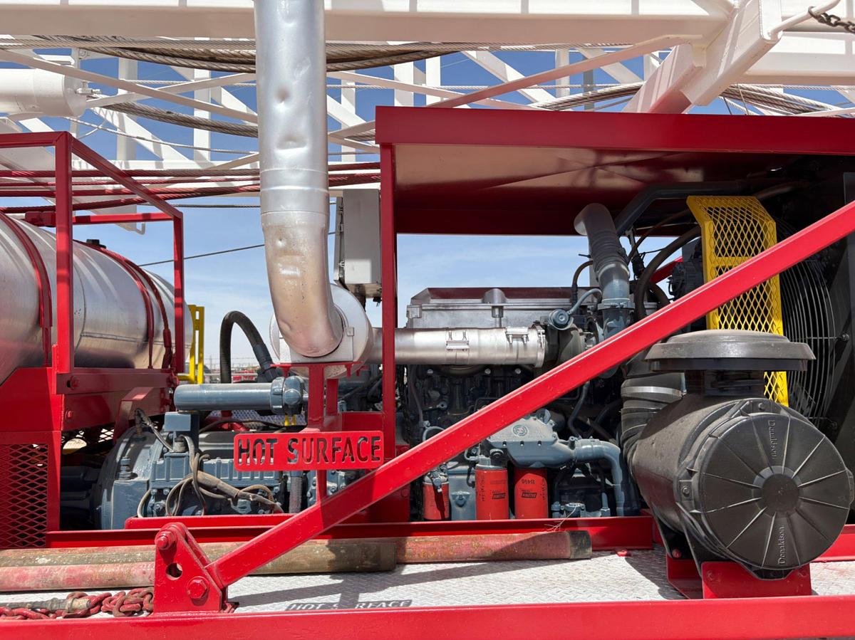 Used 2013 RIG WORKS MUSTANG 600HD DD 5-AXLE WELL SERVICE RIG