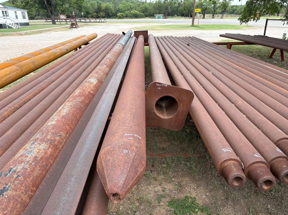 Used 4-1/4” x 40.10’L Kelly w/ 4-1/2XH conn. W/ (2) rat holes