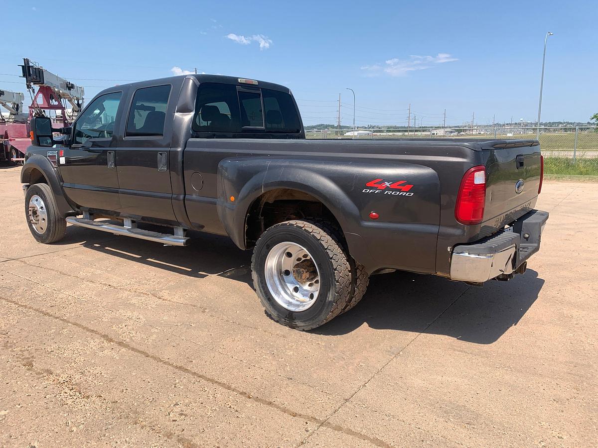 Used 2008 FORD F-450 SD LARIAT DIESEL 4X4 CREW CAB TRUCK