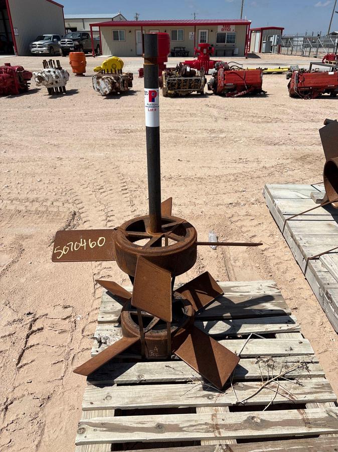 Used Lot of assorted 35” & 36”DIA mixing agitators