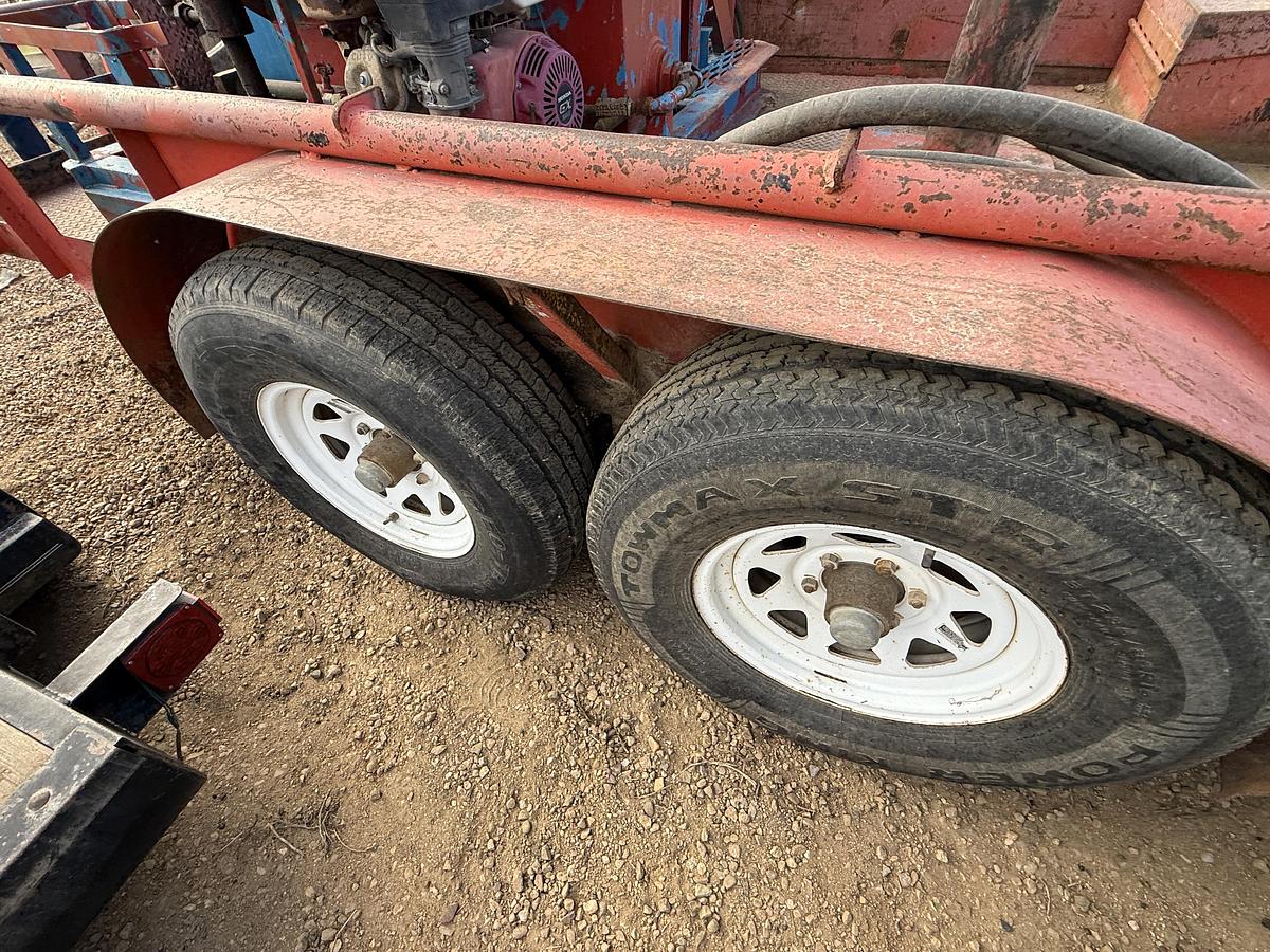 Used 2007 HMDE 12’ T/A 2-STATION BUMPER PULL ACCUMULATOR TRAILER