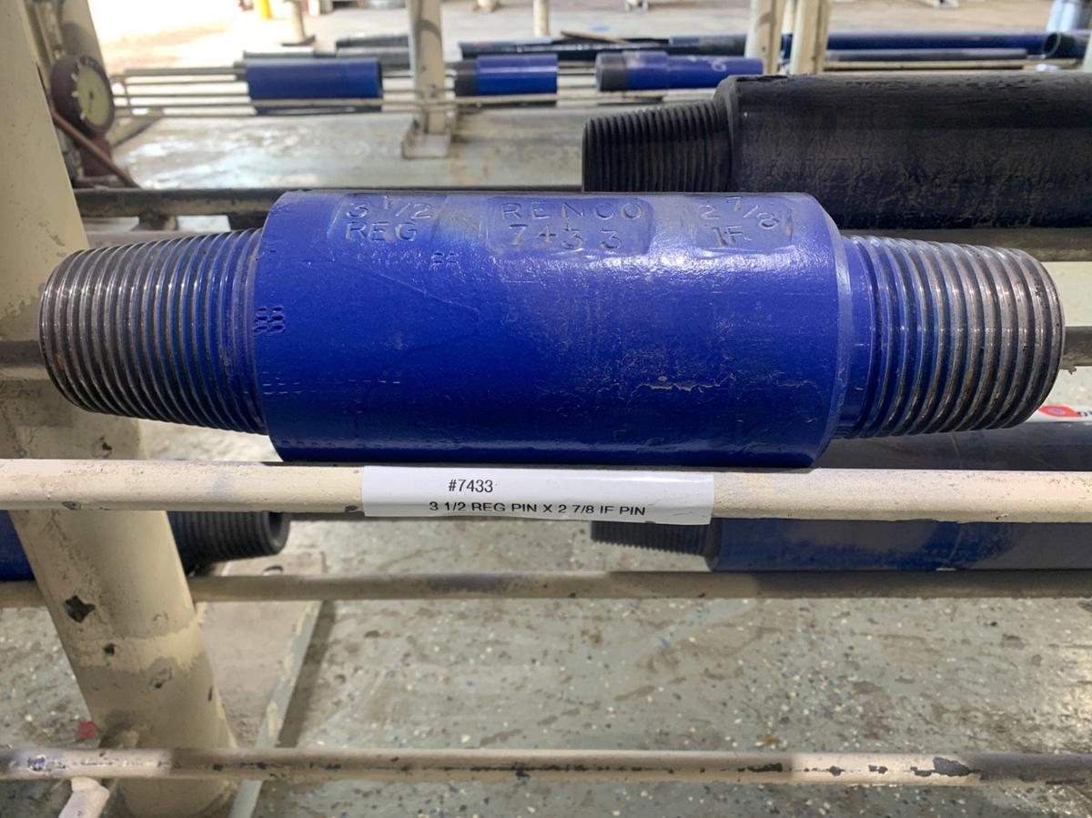 Used (3) 2 3/8 EUE B x 2 3/8 CS HYD P (1) 3 1/2 REG P x 2 7/8 IF P (1) 2 7/8 IF B x 2 3/8 IF P (1) 2 7/8 IF B x 4 1/2 REG B