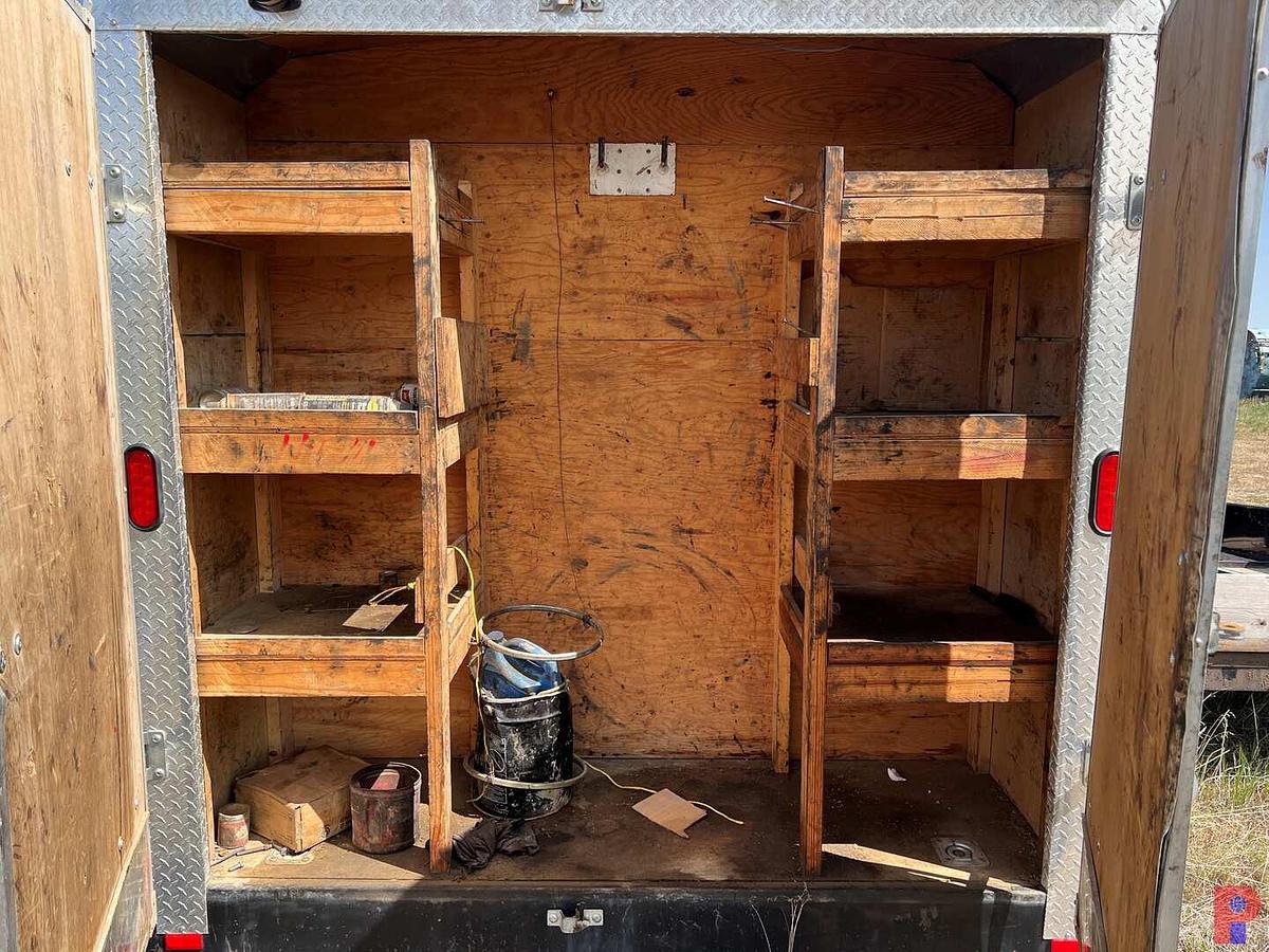 Used 2015 INTERSTATE MFG. 16' T/A ENCLOSED BUMPER PULL CREW TRAILER