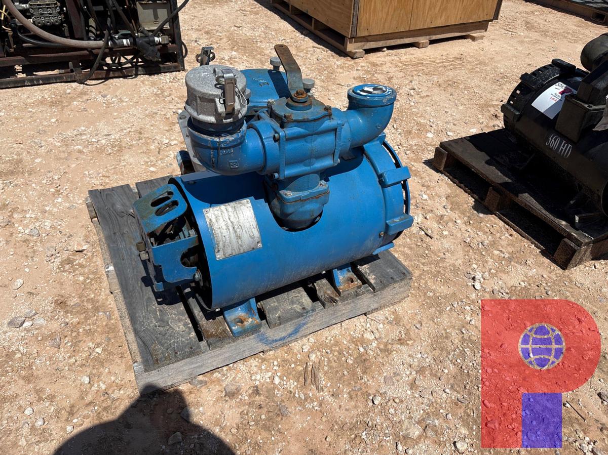 Used NATIONAL VACUUM EQUIPMENT 607CW VACUUM PUMP W/ CONTROL BOX