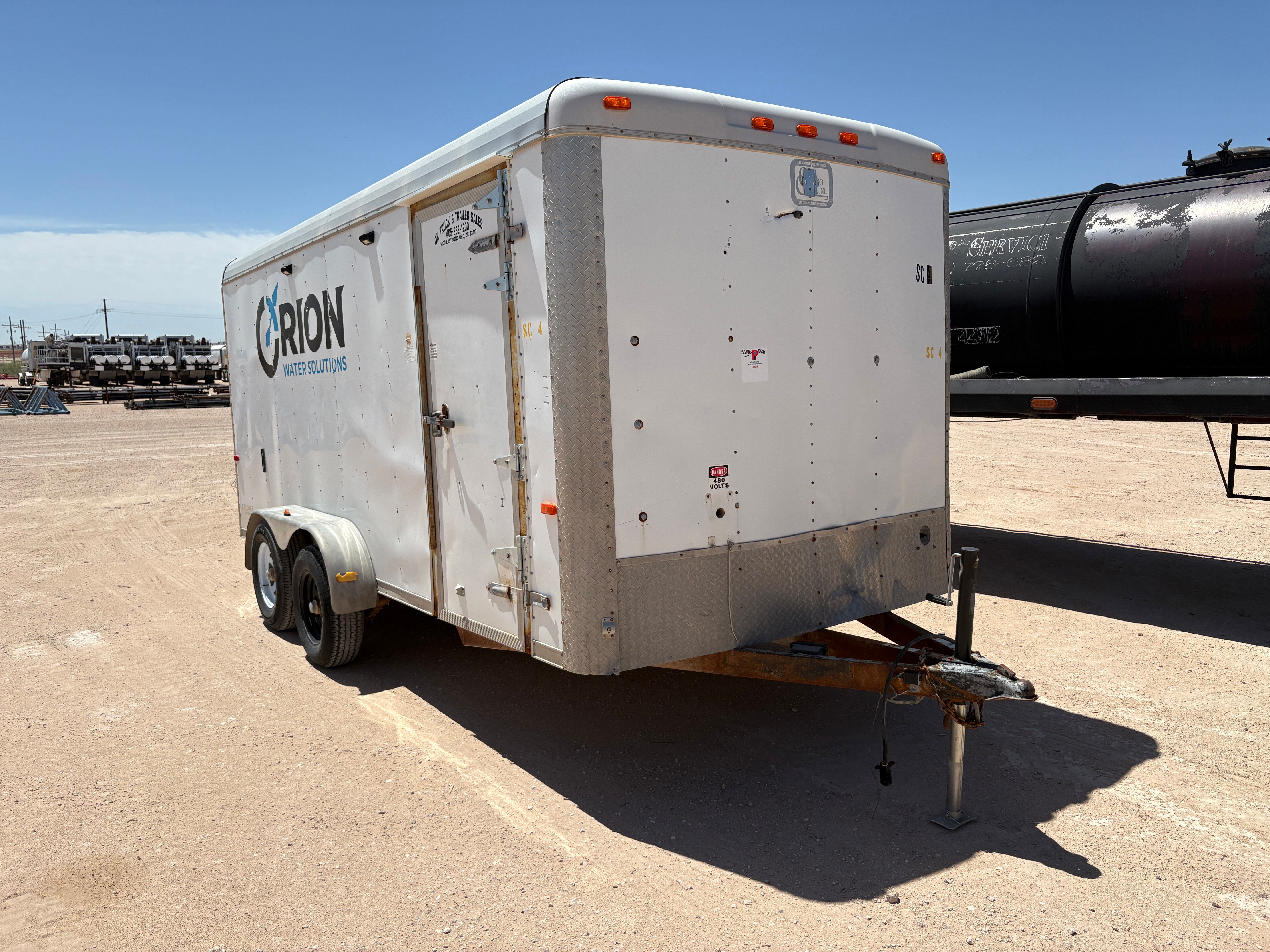 Used 2012 CARGO CRAFT 16’ X 7’ T/A BUMPER PULL ENCLOSED TRAILER