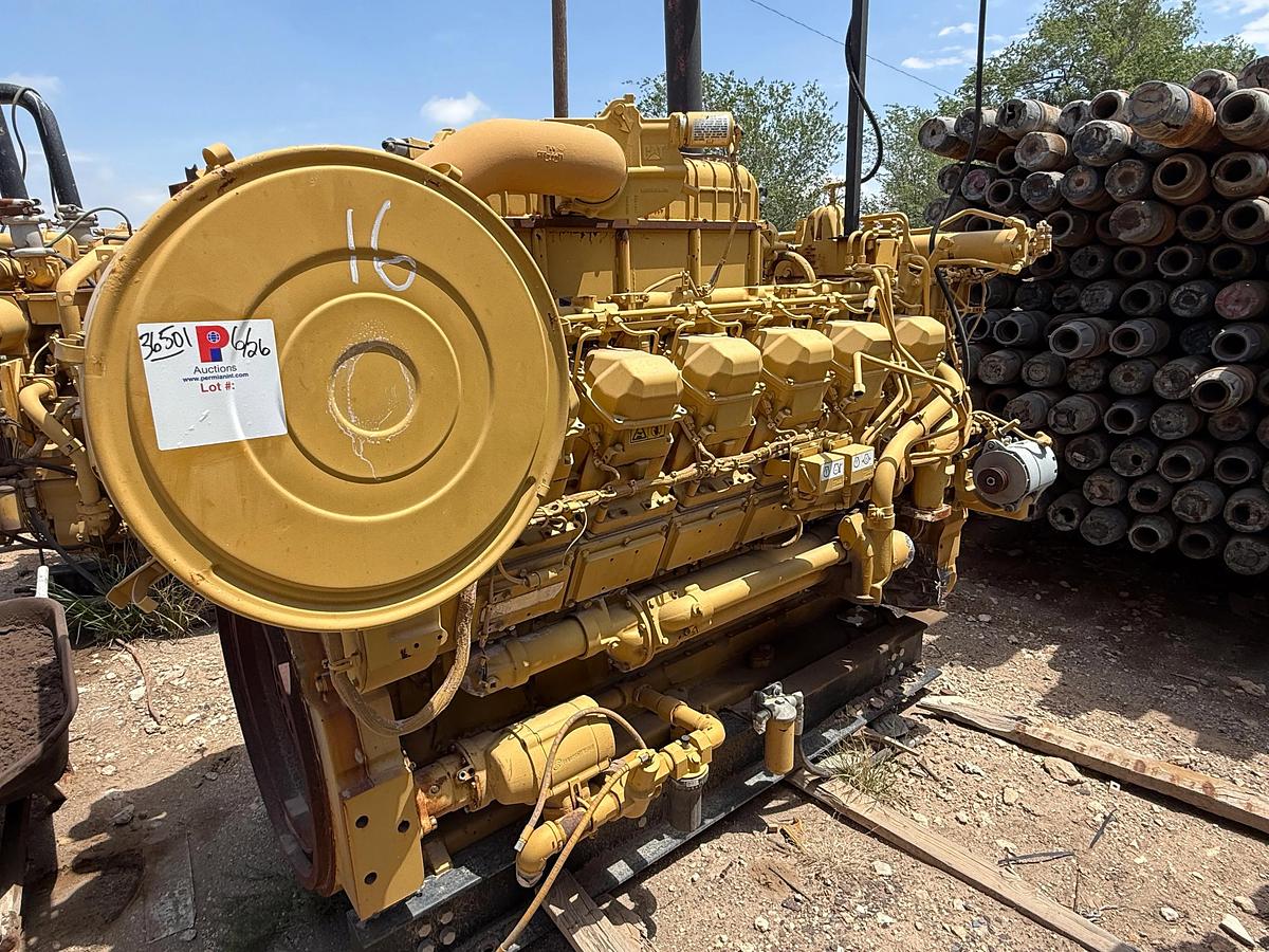 Used CATERPILLAR 3512 DRILLING MUD PUMP DIESEL ENGINE