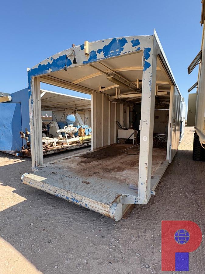 Used 44’ X 10’ X 10.5’ GENERATOR/PUMP MOTOR CONTROL HOUSE, SKIDDED