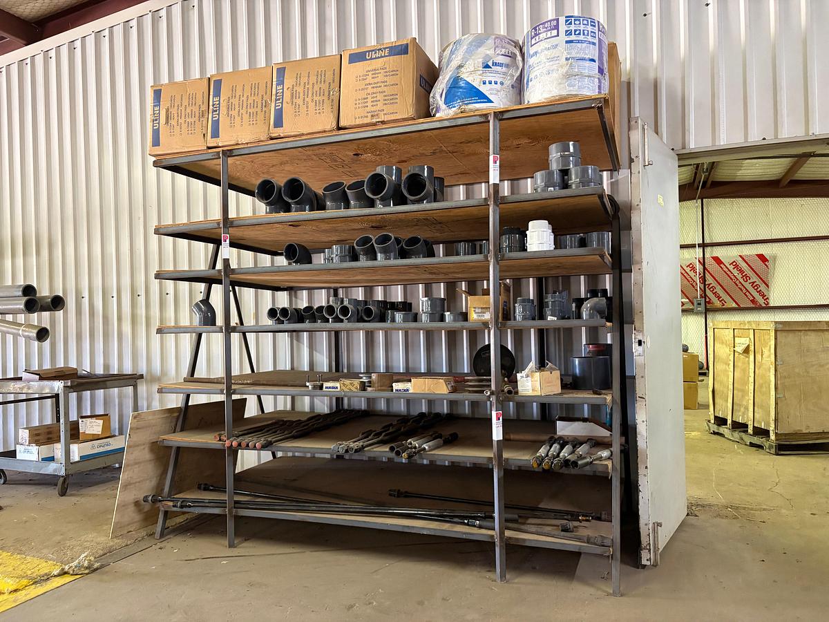 Used 8’ x 4’ x 7’ shelving unit