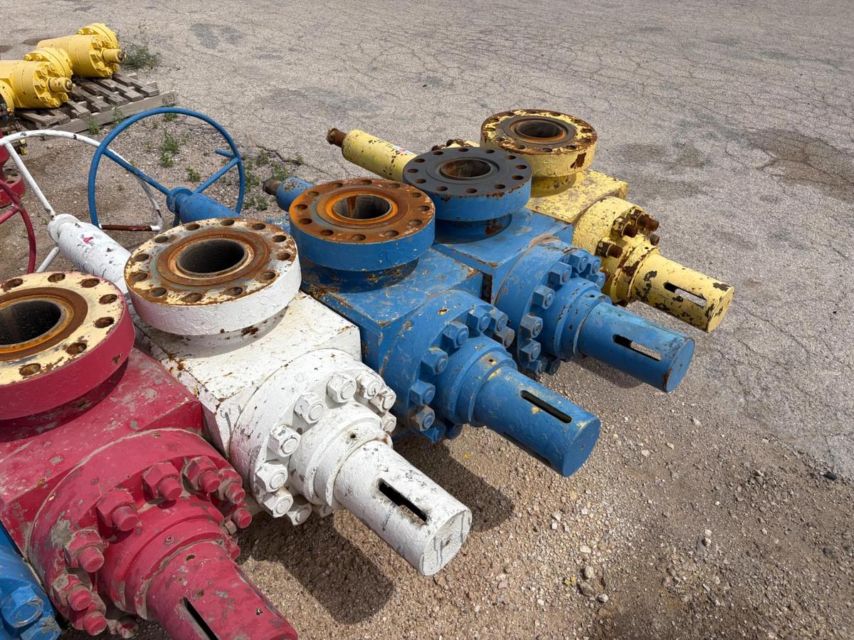 Used (4x$) (4) 7-1/16” 10k frac valves